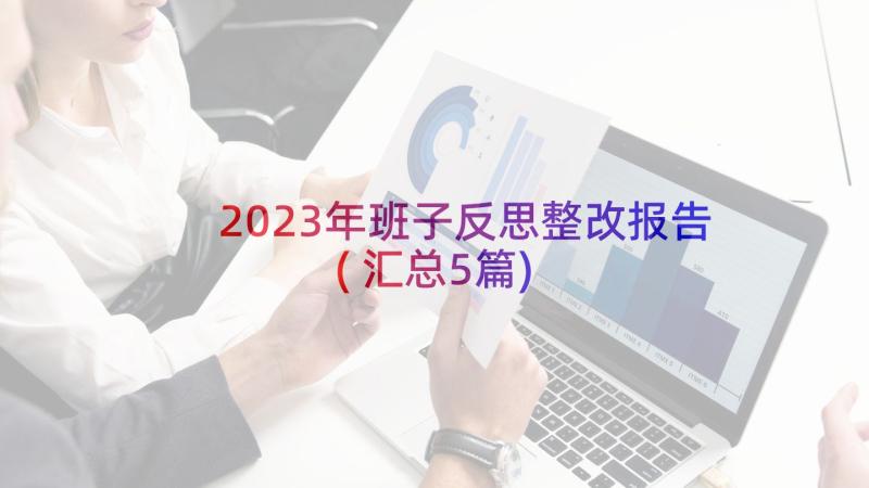 2023年班子反思整改报告(汇总5篇)