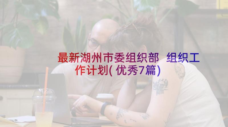 最新湖州市委组织部 组织工作计划(优秀7篇)