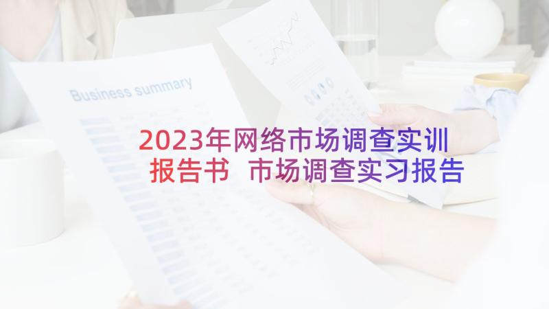 2023年网络市场调查实训报告书 市场调查实习报告(通用5篇)