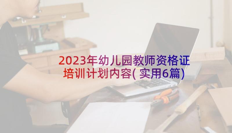 2023年幼儿园教师资格证培训计划内容(实用6篇)