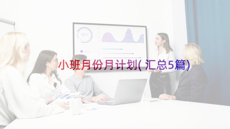 小班月份月计划(汇总5篇)