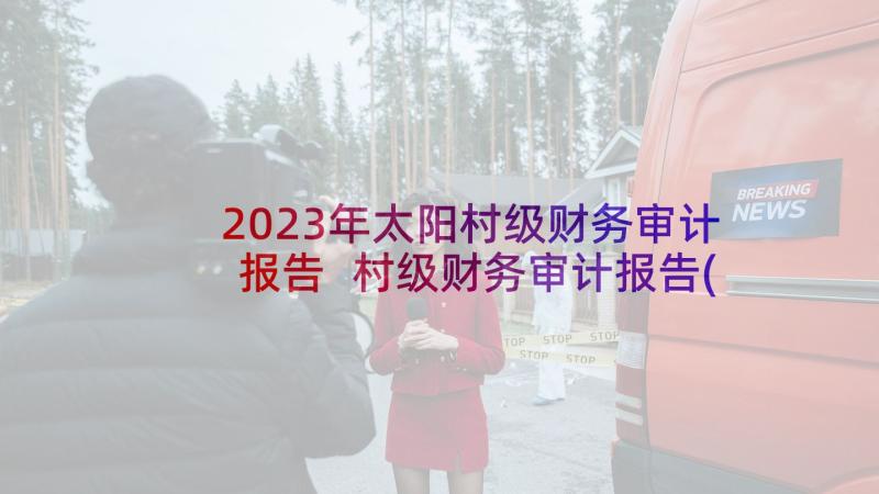 2023年太阳村级财务审计报告 村级财务审计报告(优质5篇)