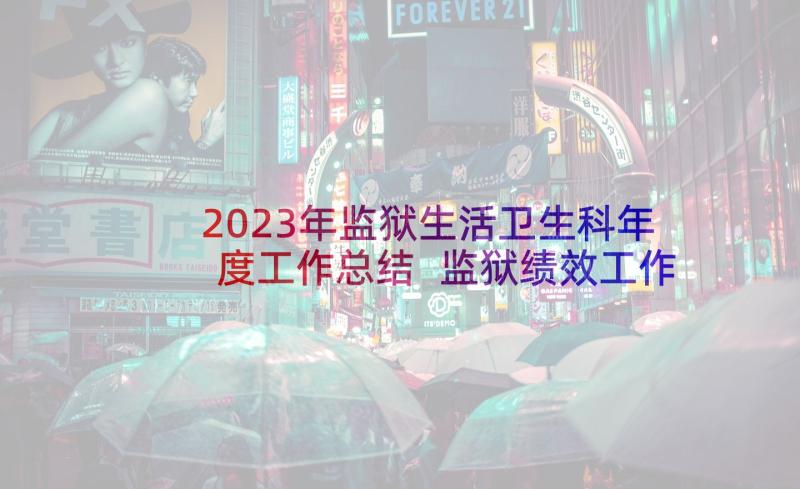 2023年监狱生活卫生科年度工作总结 监狱绩效工作个人总结(汇总10篇)