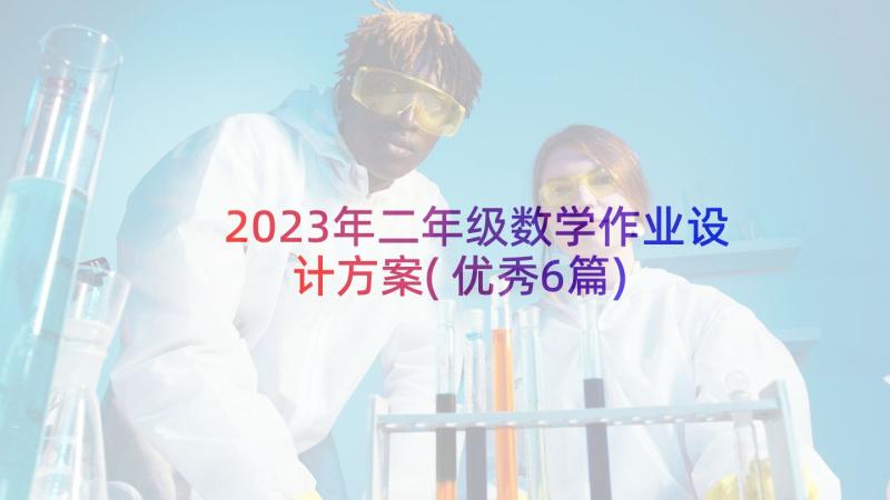 2023年二年级数学作业设计方案(优秀6篇)