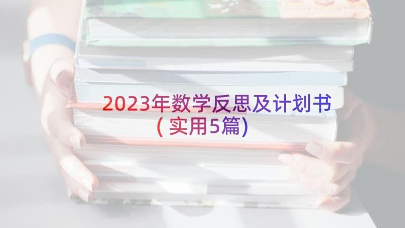 2023年数学反思及计划书(实用5篇)