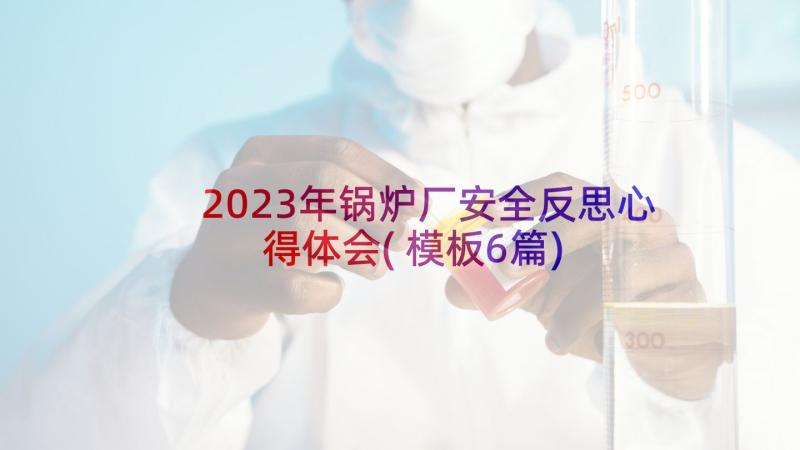 2023年锅炉厂安全反思心得体会(模板6篇)