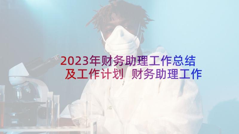 2023年财务助理工作总结及工作计划 财务助理工作总结(优秀10篇)