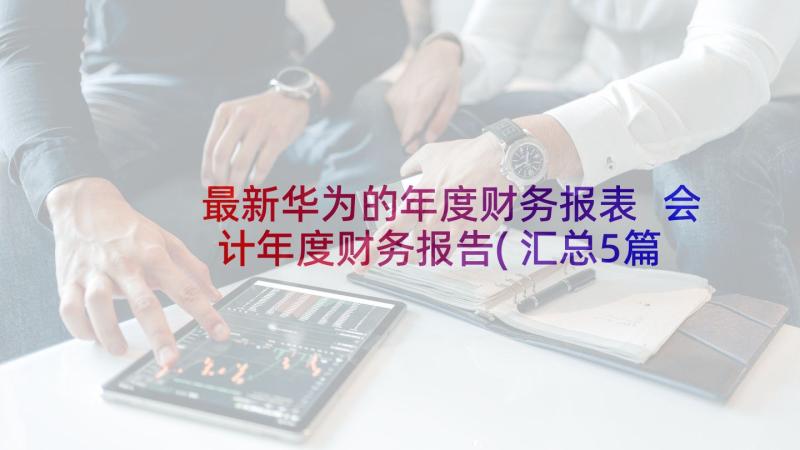 最新华为的年度财务报表 会计年度财务报告(汇总5篇)