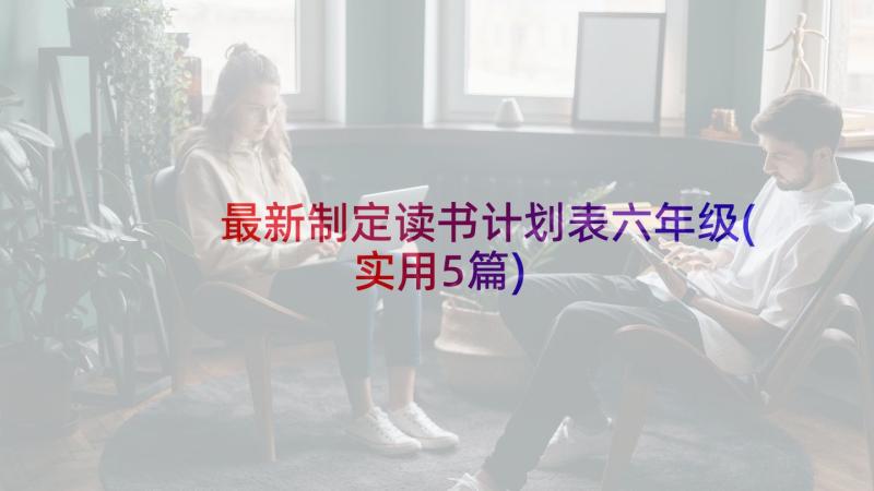 最新制定读书计划表六年级(实用5篇)