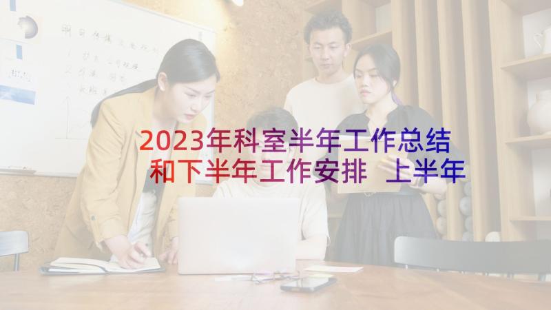 2023年科室半年工作总结和下半年工作安排 上半年工作总结及下半年工作计划(模板6篇)