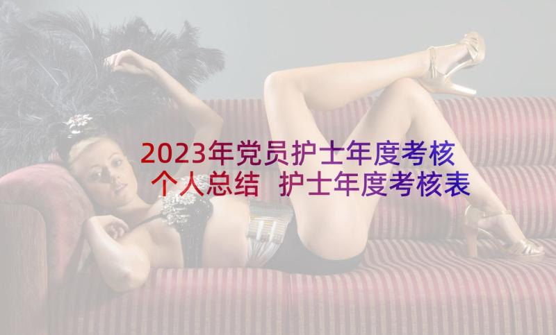 2023年党员护士年度考核个人总结 护士年度考核表个人总结(实用6篇)