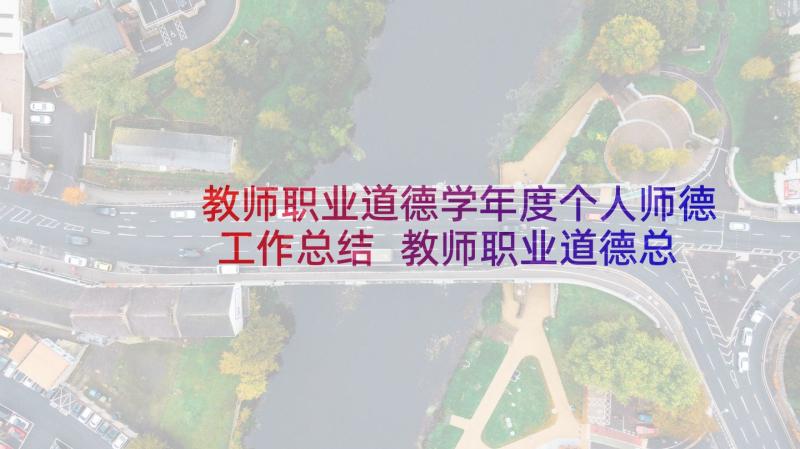 教师职业道德学年度个人师德工作总结 教师职业道德总结(实用7篇)