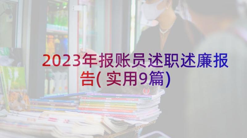 2023年报账员述职述廉报告(实用9篇)