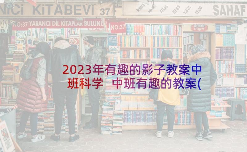 2023年有趣的影子教案中班科学 中班有趣的教案(模板12篇)