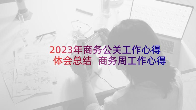 2023年商务公关工作心得体会总结 商务周工作心得体会(汇总8篇)