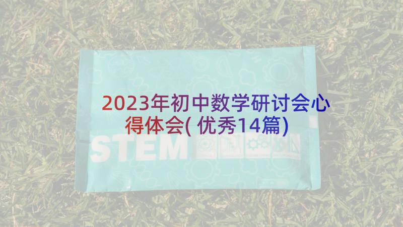 2023年初中数学研讨会心得体会(优秀14篇)