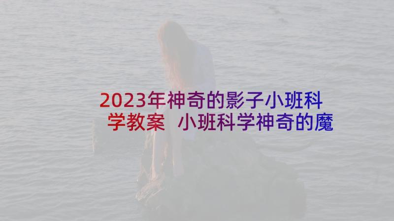 2023年神奇的影子小班科学教案 小班科学神奇的魔术师教案(优秀20篇)