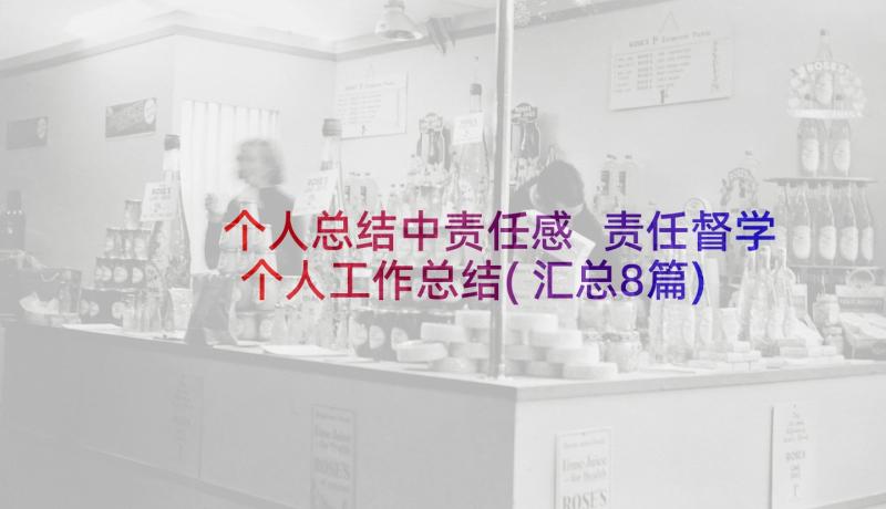 个人总结中责任感 责任督学个人工作总结(汇总8篇)