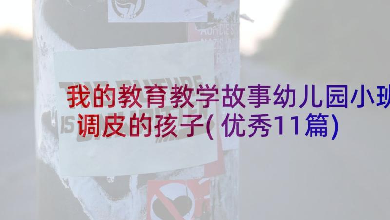 我的教育教学故事幼儿园小班调皮的孩子(优秀11篇)