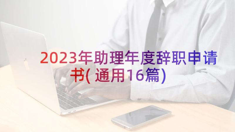 2023年助理年度辞职申请书(通用16篇)