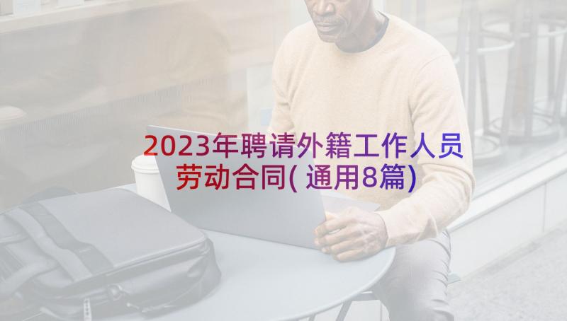 2023年聘请外籍工作人员劳动合同(通用8篇)