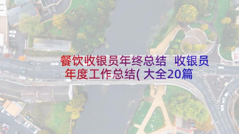 餐饮收银员年终总结 收银员年度工作总结(大全20篇)