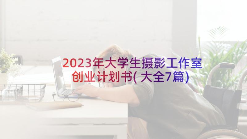 2023年大学生摄影工作室创业计划书(大全7篇)