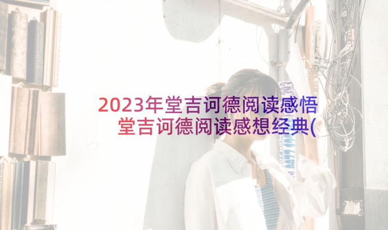 2023年堂吉诃德阅读感悟 堂吉诃德阅读感想经典(通用8篇)