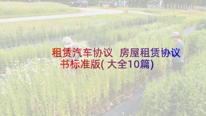 租赁汽车协议 房屋租赁协议书标准版(大全10篇)