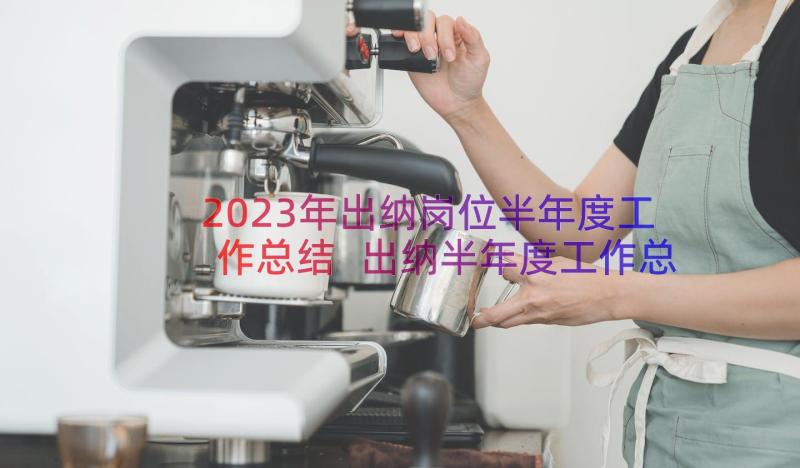 2023年出纳岗位半年度工作总结 出纳半年度工作总结(汇总8篇)