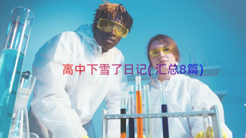 高中下雪了日记(汇总8篇)