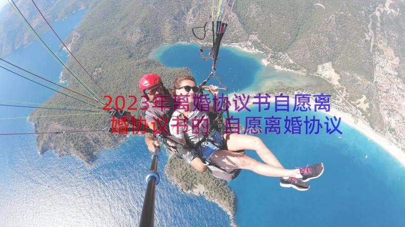 2023年离婚协议书自愿离婚协议书的 自愿离婚协议书(精选15篇)