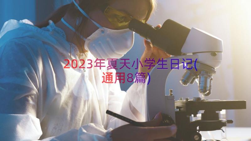 2023年夏天小学生日记(通用8篇)