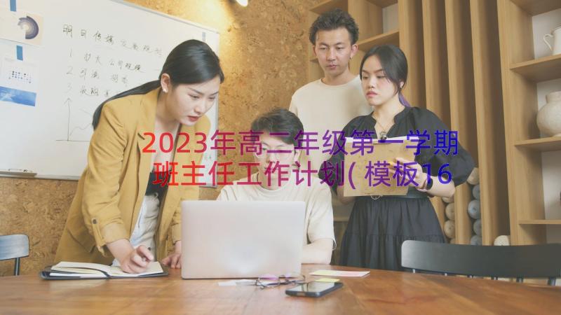 2023年高二年级第一学期班主任工作计划(模板16篇)