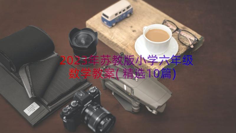 2023年苏教版小学六年级数学教案(精选10篇)