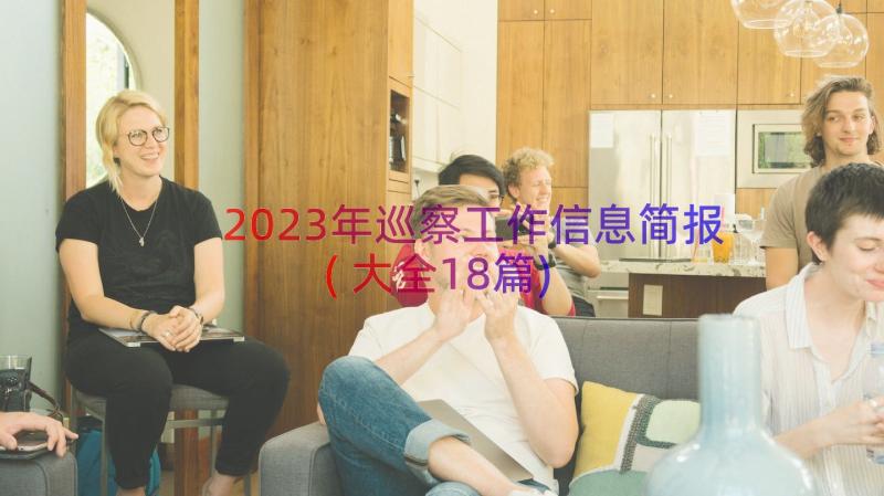 2023年巡察工作信息简报(大全18篇)