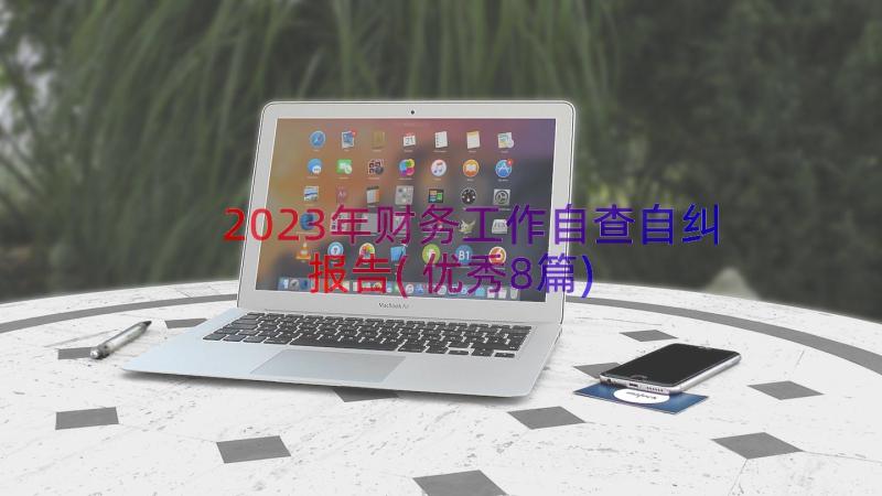 2023年财务工作自查自纠报告(优秀8篇)