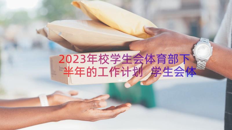 2023年校学生会体育部下半年的工作计划 学生会体育部新学期工作计划(优质10篇)