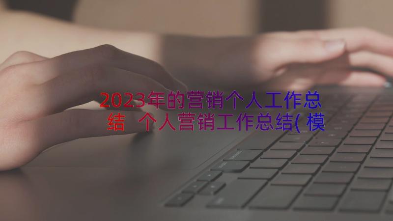 2023年的营销个人工作总结 个人营销工作总结(模板9篇)