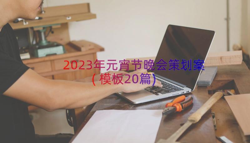 2023年元宵节晚会策划案(模板20篇)