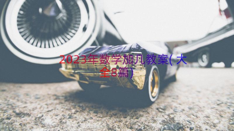 2023年数学加几教案(大全8篇)