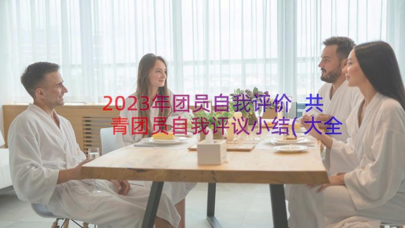 2023年团员自我评价 共青团员自我评议小结(大全13篇)