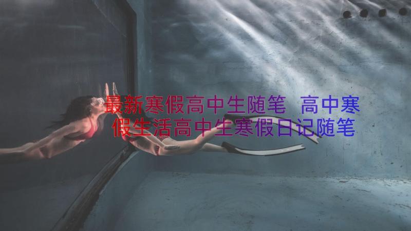 最新寒假高中生随笔 高中寒假生活高中生寒假日记随笔(汇总7篇)