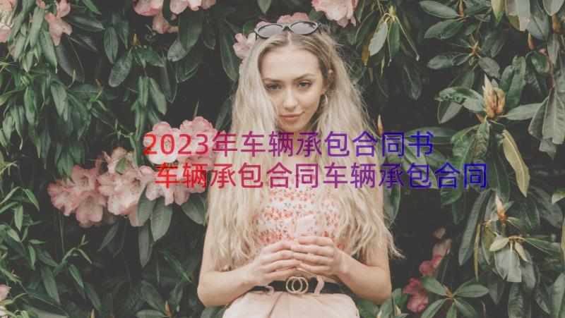 2023年车辆承包合同书 车辆承包合同车辆承包合同格式(汇总9篇)