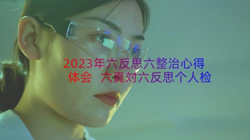 2023年六反思六整治心得体会 六真対六反思个人检查材料(精选8篇)