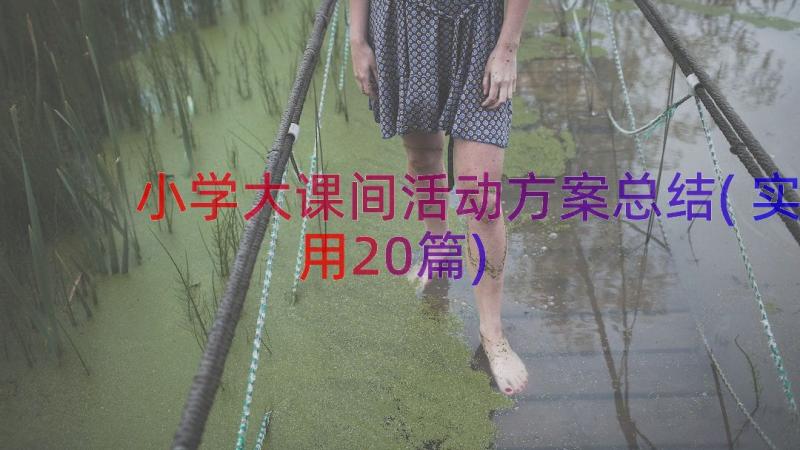 小学大课间活动方案总结(实用20篇)