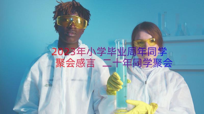 2023年小学毕业周年同学聚会感言 二十年同学聚会毕业感言(优质18篇)