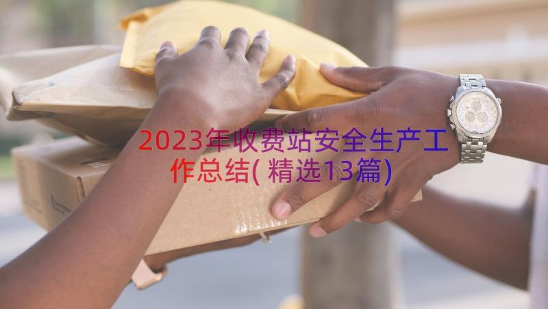 2023年收费站安全生产工作总结(精选13篇)