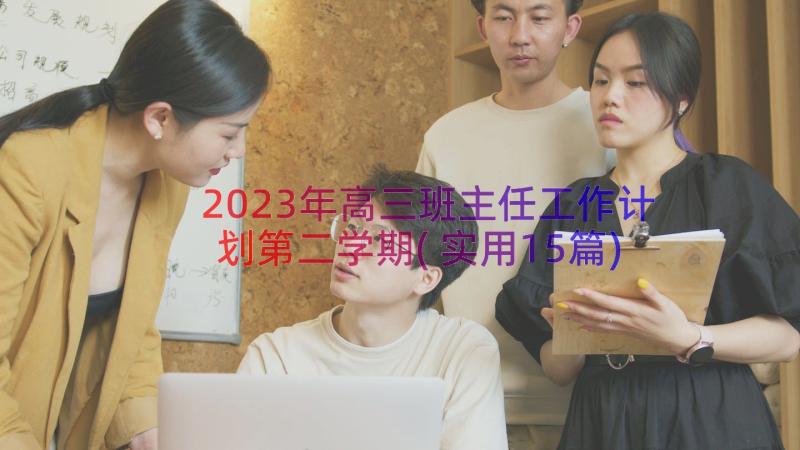 2023年高三班主任工作计划第二学期(实用15篇)