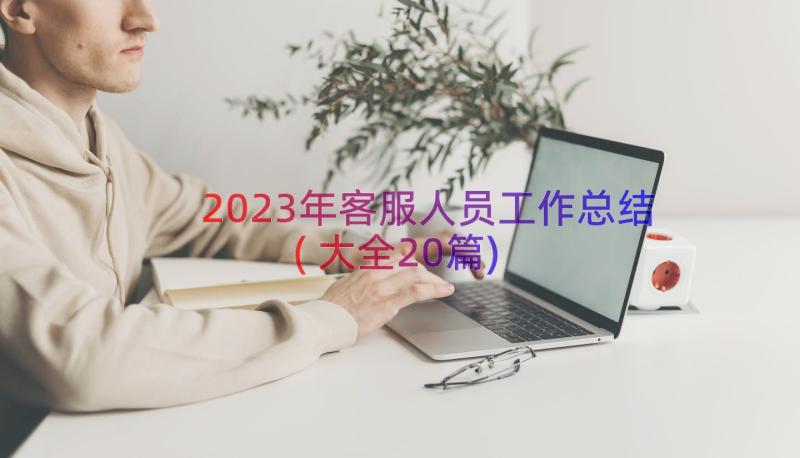 2023年客服人员工作总结(大全20篇)